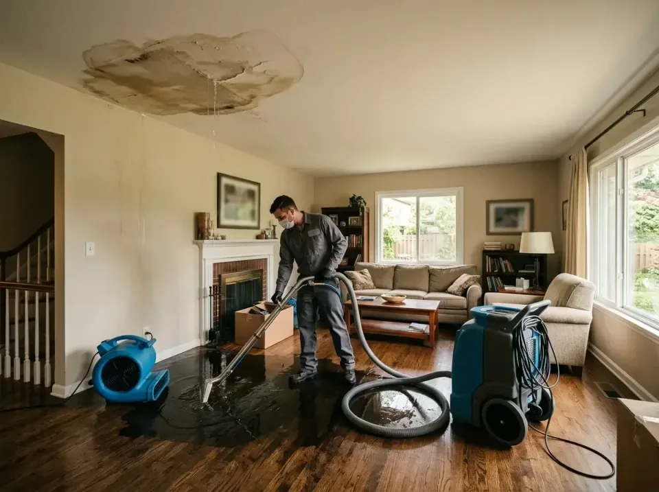 attic-pipe-burst-ceiling-drip-008 — frequently asked questions, Water Damage Restoration & Carpet Care in Elmwood Park, NJ